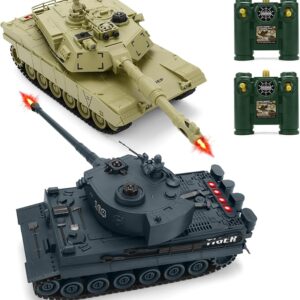 RC Battle Tank Set 1/28 Scale Remote Control Tank with Infrared Shoot